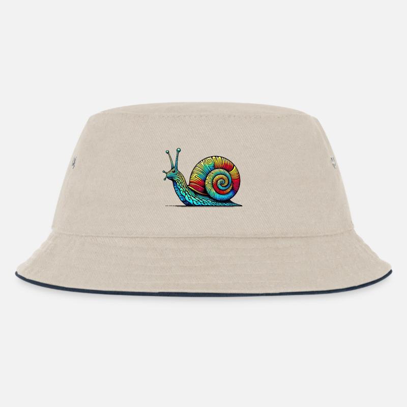 Escargot - Bob Enfant - blanc cassé/bleu marine