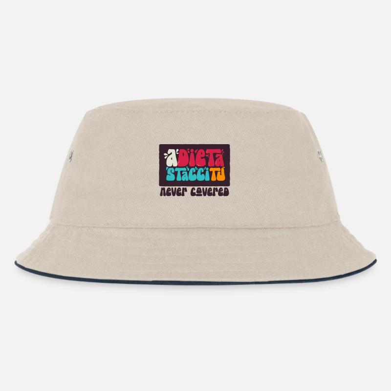 Die Stacci Tu Diät - Kinder Bucket Hat - Natur/Navy