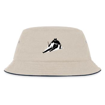 Ski - Bob Enfant - blanc cassé/bleu marine - Devant