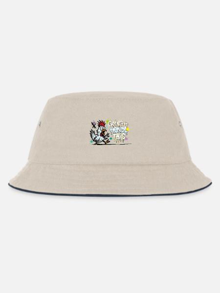 Going to Hendl This Graffiti Denglisch Spruch - Kinder Bucket Hat - Natur/Navy