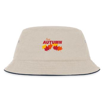 Autumn - Kids’ Bucket Hat - ecru/navy - Front