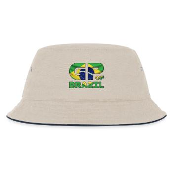 brazil_gp - Kinder Bucket Hat - Natur/Navy - Vorne