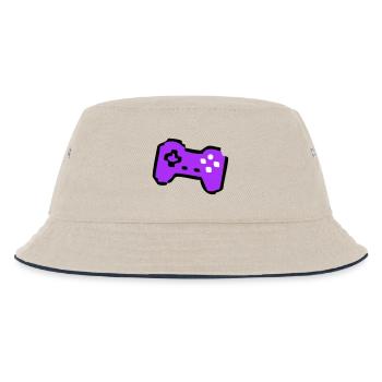 Weird Retro Controller Gamer - Kids’ Bucket Hat - ecru/navy - Front