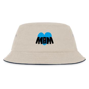 Cœur de maman - Bob Enfant - blanc cassé/bleu marine - Devant