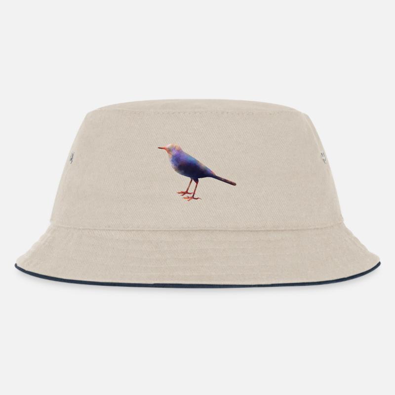 Schafstelze - Kinder Bucket Hat - Natur/Navy