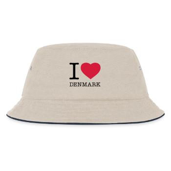 J’AIME LE DANEMARK Dänemark - Bob Enfant - blanc cassé/bleu marine - Devant