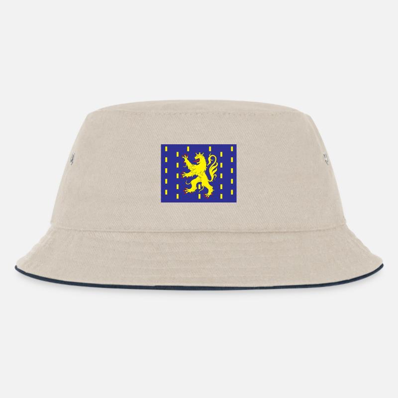 Franche Comté - Bob Enfant - blanc cassé/bleu marine