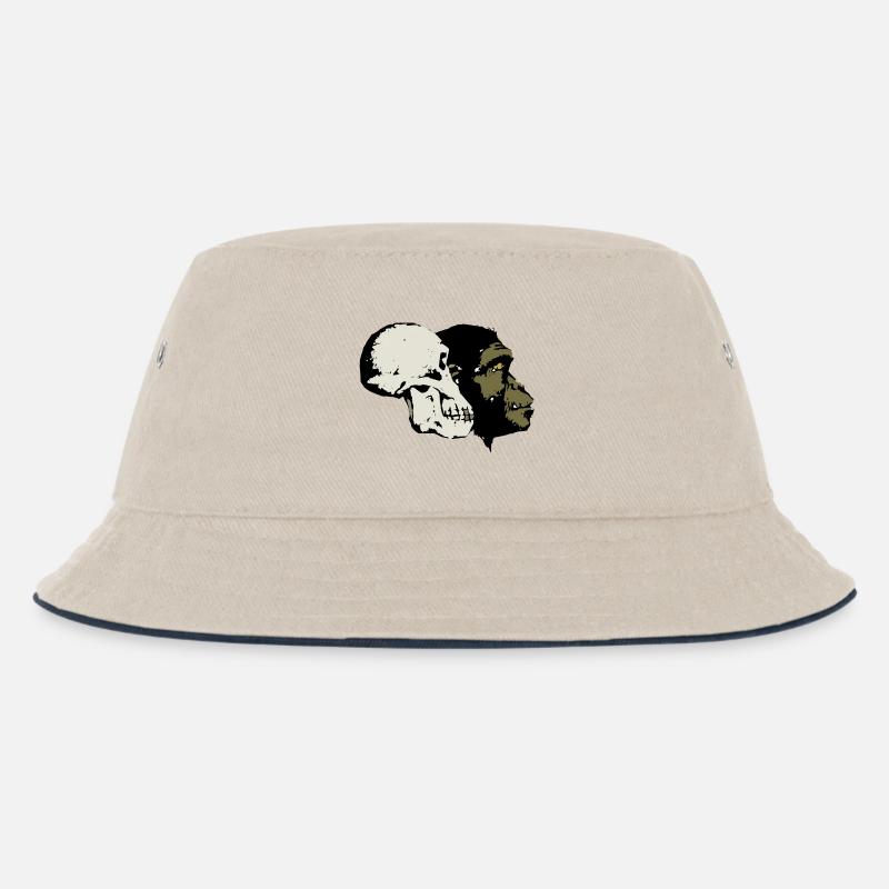 Evolution - Kinder Bucket Hat - Natur/Navy