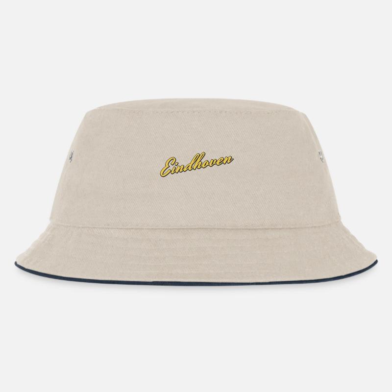 Eindhoven - Kinder Bucket Hat - Natur/Navy