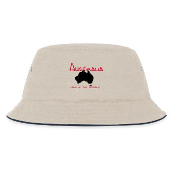 Australien - Kinder Bucket Hat - Natur/Navy - Vorne