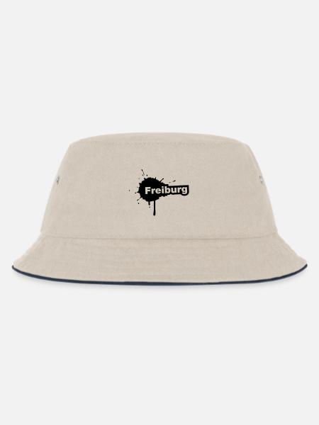 Freiburg Splatter - Kinder Bucket Hat - Natur/Navy