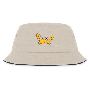 Krebs - Kinder Bucket Hat - Natur/Navy - Vorne
