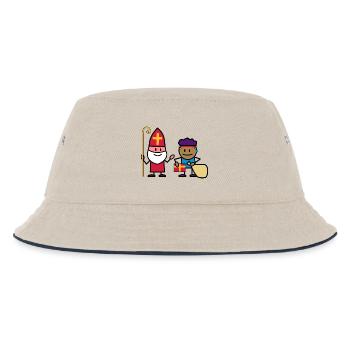 sint en piet - Bob Enfant - blanc cassé/bleu marine - Devant