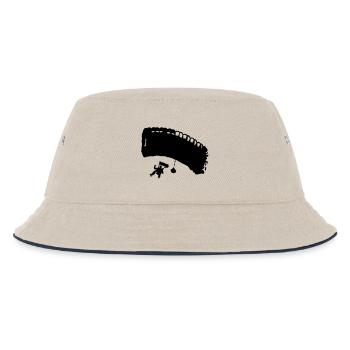 Fallschirm - Kinder Bucket Hat - Natur/Navy - Vorne