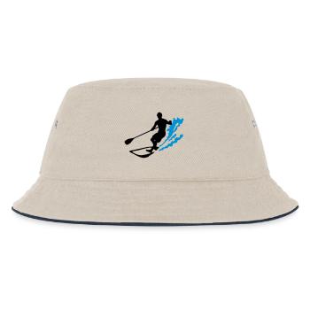 stand up paddling - Kinder Bucket Hat - Natur/Navy - Vorne