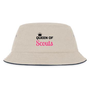 Scout / Scouting / Pfadfinder / Pfadfinderin - Kinder Bucket Hat - Natur/Navy - Vorne