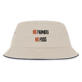 Pas d'agriculteurs pas de nourriture - Bob Enfant - blanc cassé/bleu marine - Devant