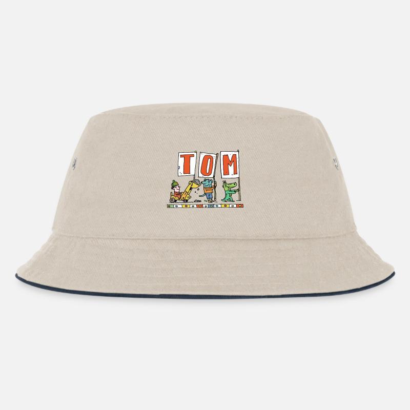 TOM hat Geburtstag - Kinder Bucket Hat - Natur/Navy
