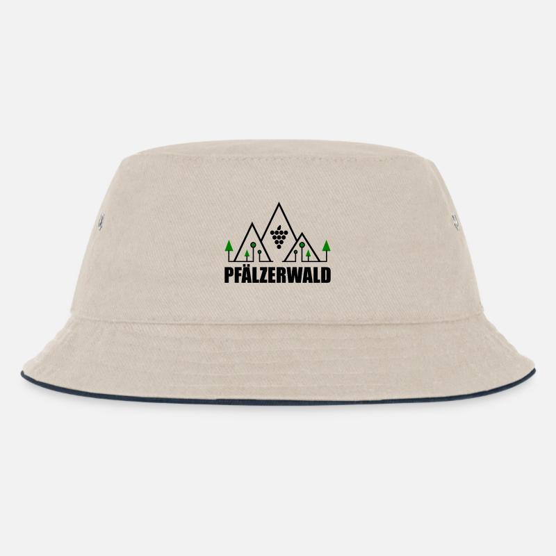 Pfälzerwald - Kinder Bucket Hat - Natur/Navy