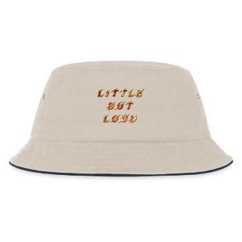 Small but noisy no-child baby screamer - Kids’ Bucket Hat - ecru/navy - Front