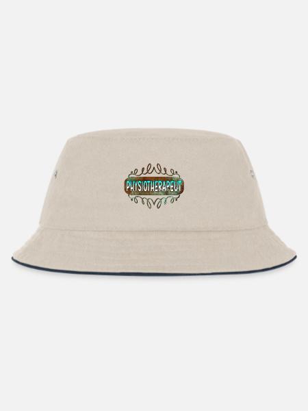 Physiotherapeut - Kinder Bucket Hat - Natur/Navy