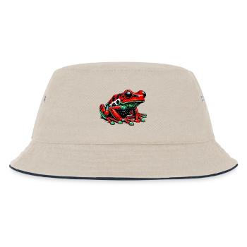 Grenouille - Bob Enfant - blanc cassé/bleu marine - Devant