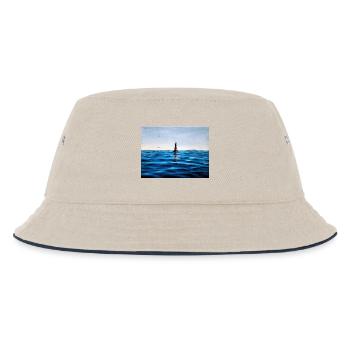 Leuchtturm über der ruhigen blauen Adria Kroatien - Kinder Bucket Hat - Natur/Navy - Vorne