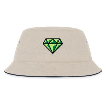Diamant (pierre précieuse symbole brillant / POS Gre 3C) - Bob Enfant - blanc cassé/bleu marine - Devant