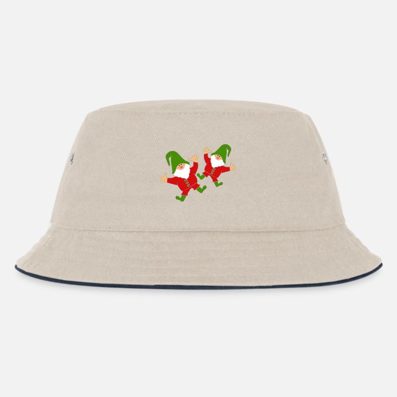 Wichtel - Kinder Bucket Hat - Natur/Navy