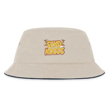 Ramen Send Noods Loves Japanese Food Ramen Chef - Kinder Bucket Hat - Natur/Navy - Vorne