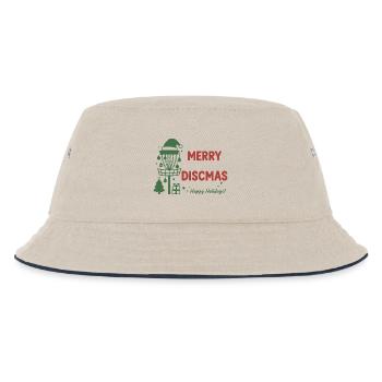Panier de disc golf Joyeux Discmas Joyeuses Fêtes - Bob Enfant - blanc cassé/bleu marine - Devant