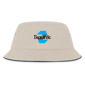 Chatty-Logo - Kinder Bucket Hat - Natur/Navy - Vorne