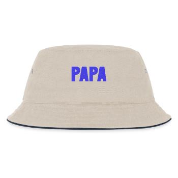 HAPPY FATHER'S DAY. DAD. FATHER'S DAY. FATHER - Kids’ Bucket Hat - ecru/navy - Front