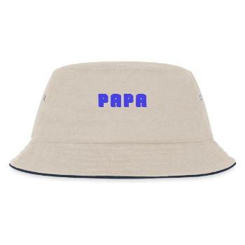 HAPPY FATHER'S DAY. DAD. FATHER'S DAY. FATHER - Kids’ Bucket Hat - ecru/navy - Front