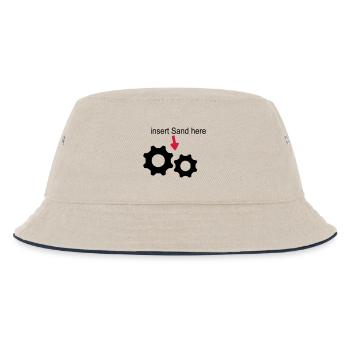 Sand im Getriebe - Kinder Bucket Hat - Natur/Navy - Vorne