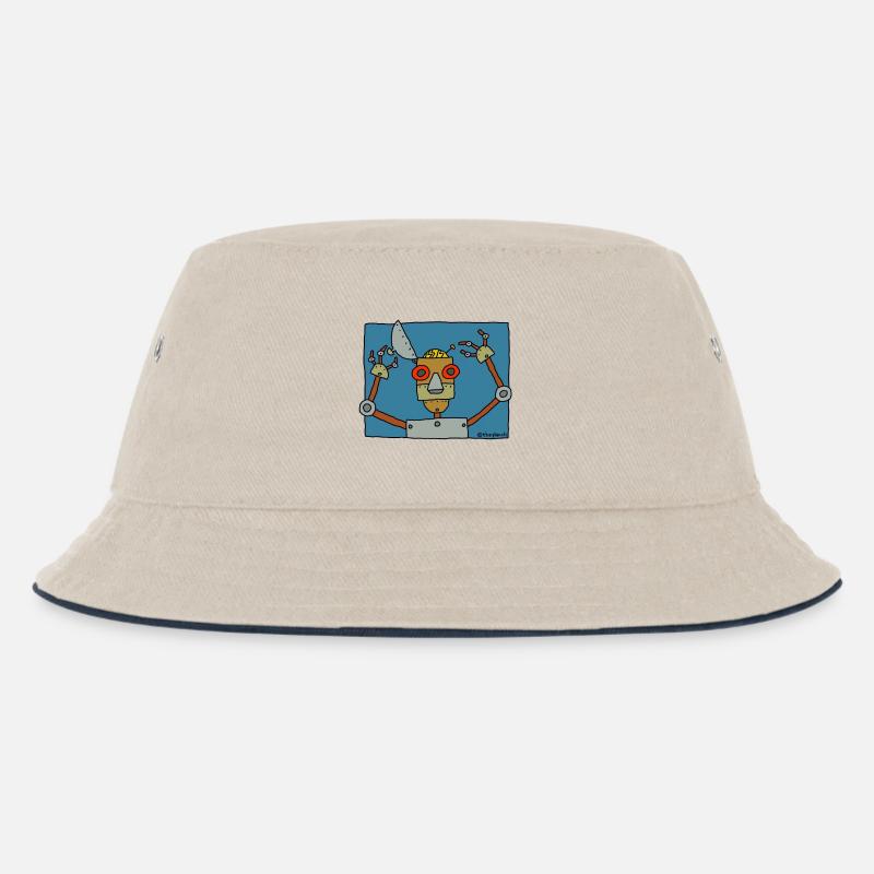 Le robot - Bob Enfant - blanc cassé/bleu marine