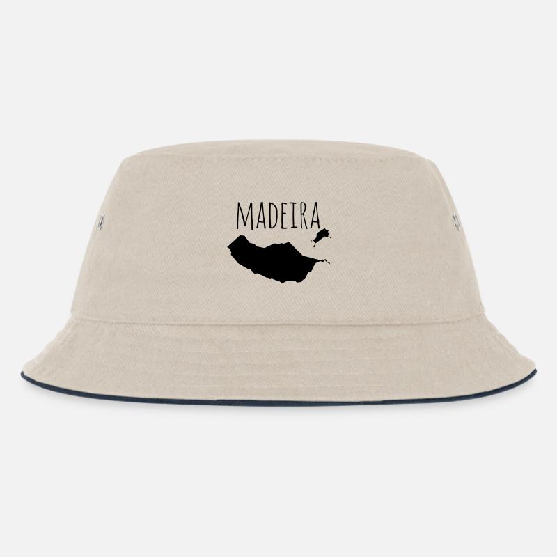 Madeira - Kinder Bucket Hat - Natur/Navy
