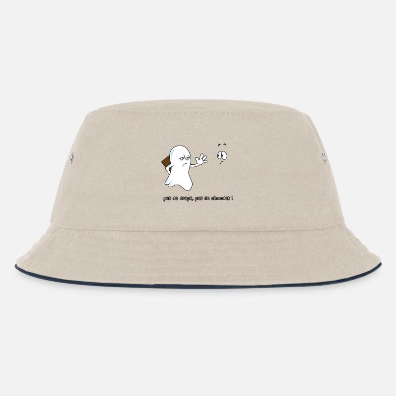 No choco - Kids’ Bucket Hat - ecru/navy