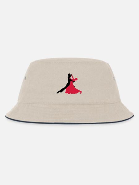 Tanzpaar - Kinder Bucket Hat - Natur/Navy