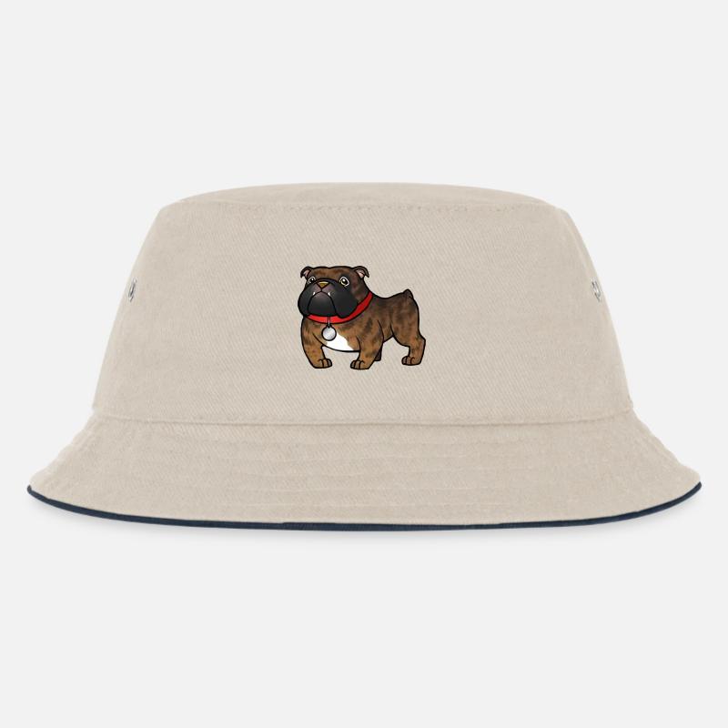 Köbi Comicstyle transparent - Kinder Bucket Hat - Natur/Navy