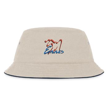 Emacs Programmierung Linux - Kinder Bucket Hat - Natur/Navy - Vorne
