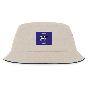Cash cow - Kids’ Bucket Hat - ecru/navy - Front