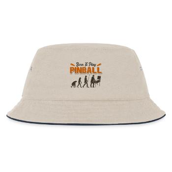 Évolution du flipper - Design drôle de joueur d’arcade - Bob Enfant - blanc cassé/bleu marine - Devant