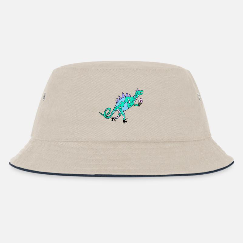 Rollerskates_Dino - Cappello alla pescatora per bambini - naturale/navy