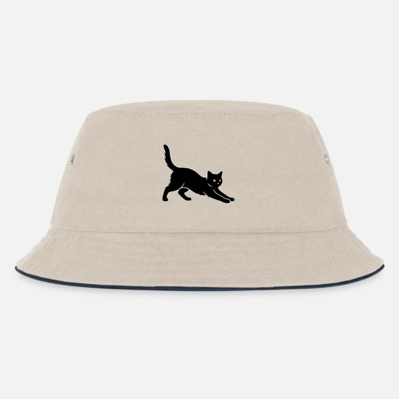 chat - Bob Enfant - blanc cassé/bleu marine