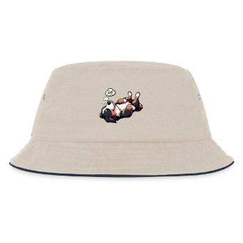 Berner Sennenhund Sennenhunde Sennen Besitzer - Kinder Bucket Hat - Natur/Navy - Vorne