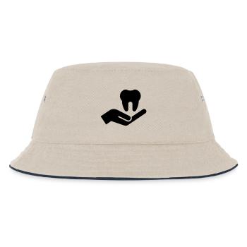 Dentist, Dentist, Dental Practice - Kids’ Bucket Hat - ecru/navy - Front