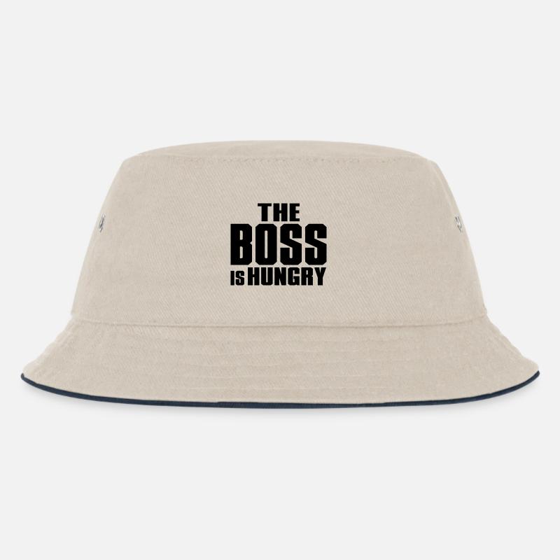 lustig - Kinder Bucket Hat - Natur/Navy