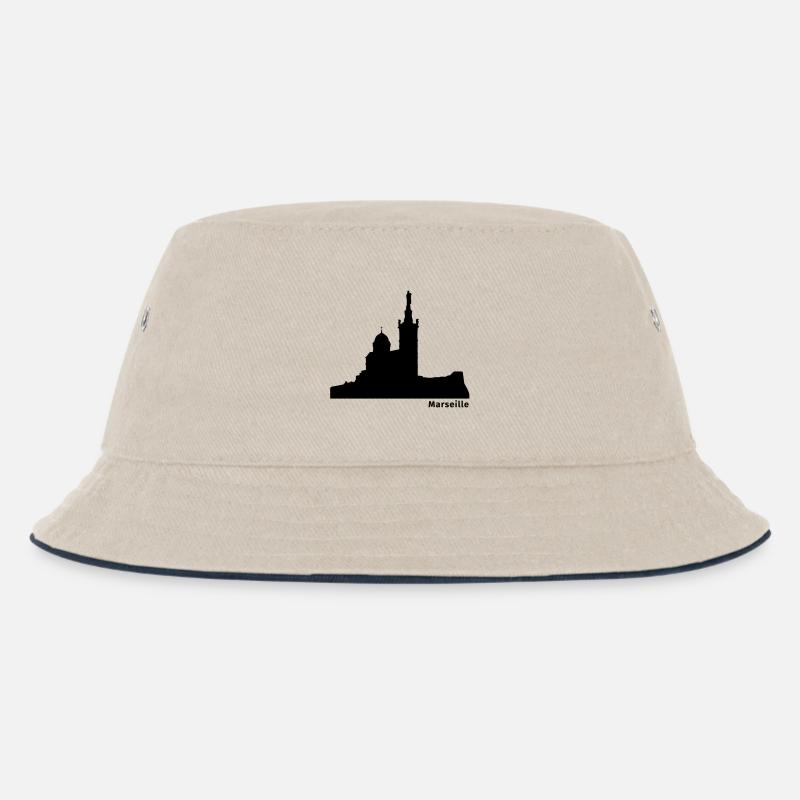 Marseille - Bob Enfant - blanc cassé/bleu marine