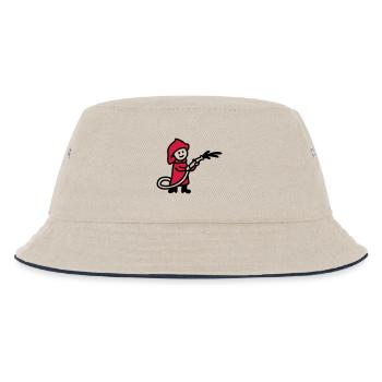 Firefighter - Kids’ Bucket Hat - ecru/navy - Front